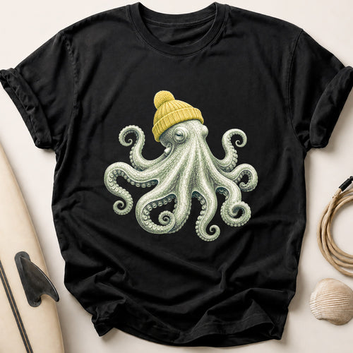 Common Octopus Tee - Black