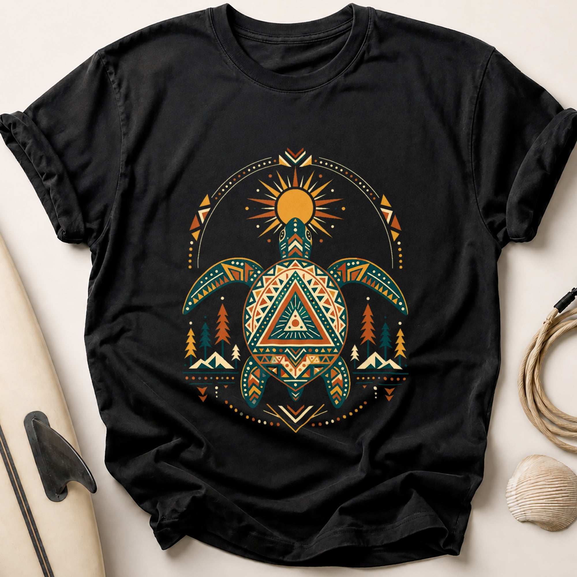 Spirit Sea Turtle Tee - Black