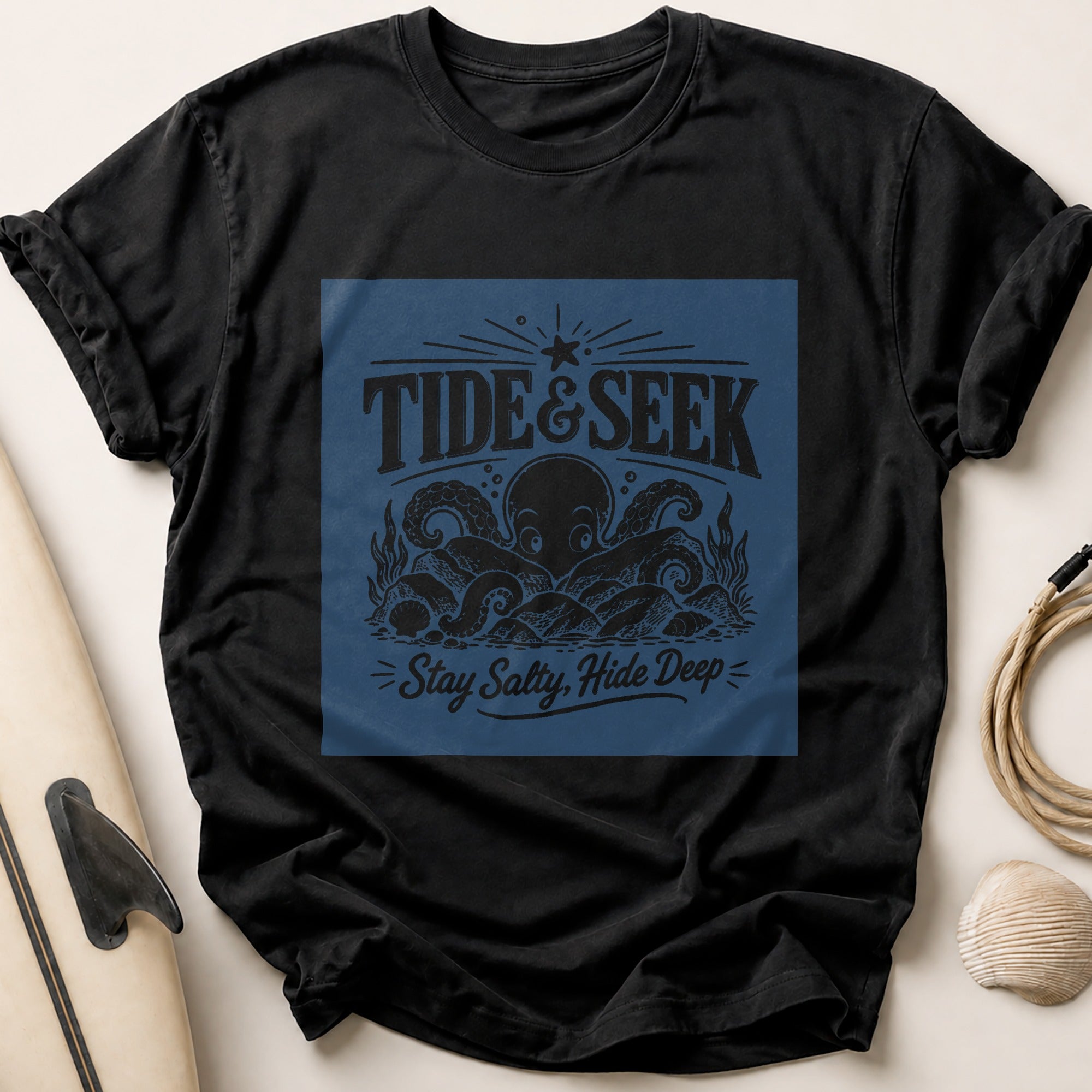 Tide & Seek Tee - Black