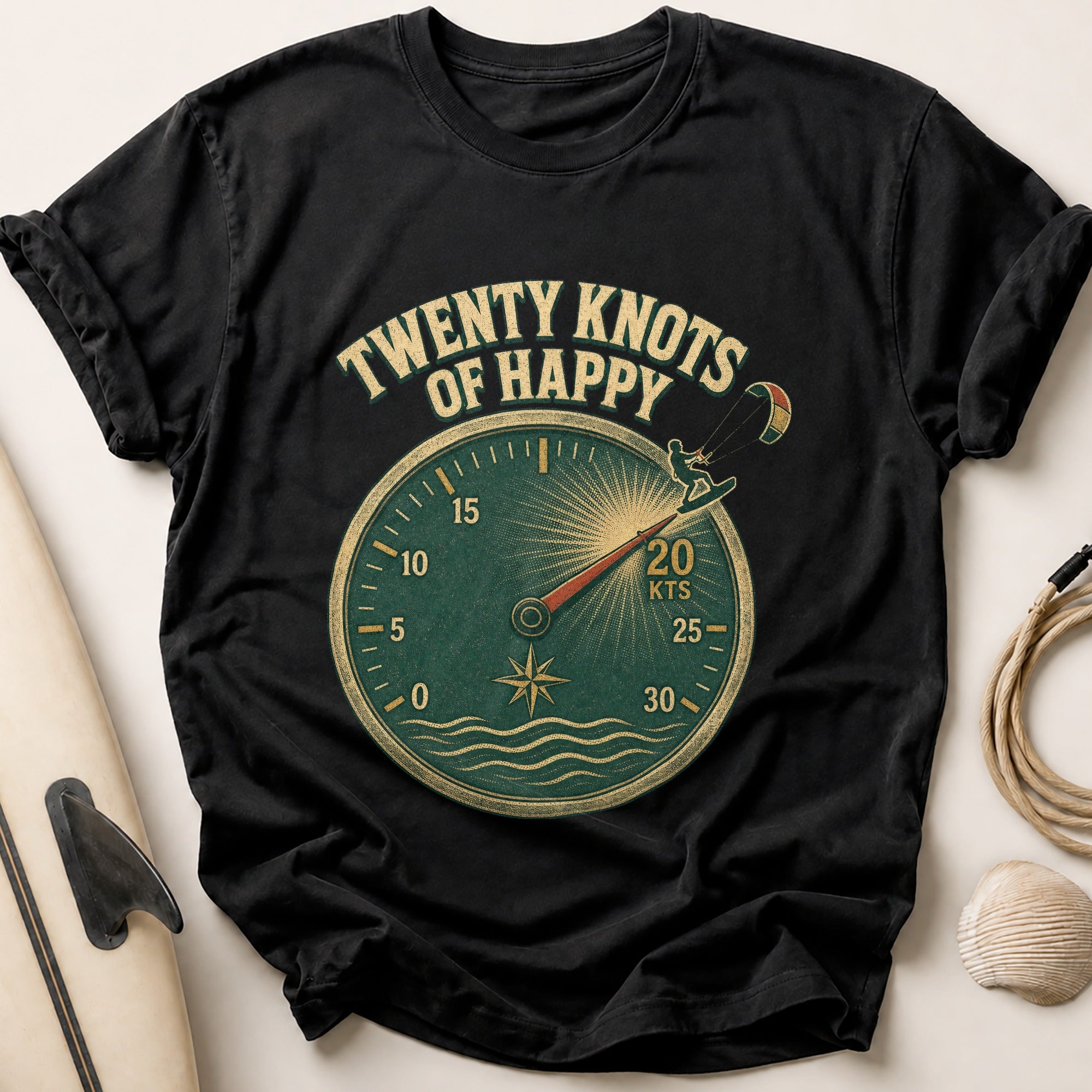 Twenty Knots of Happy Tee - Black