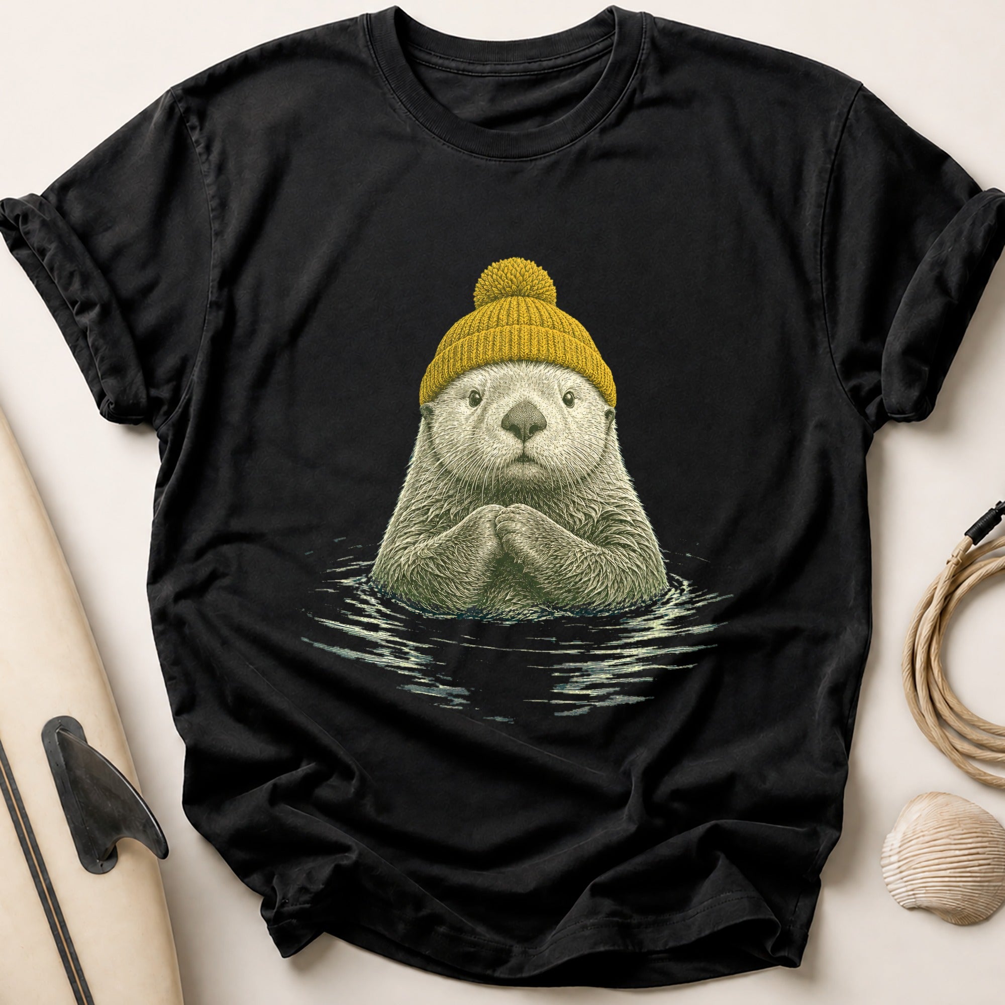 Sea Otter Tee - Black