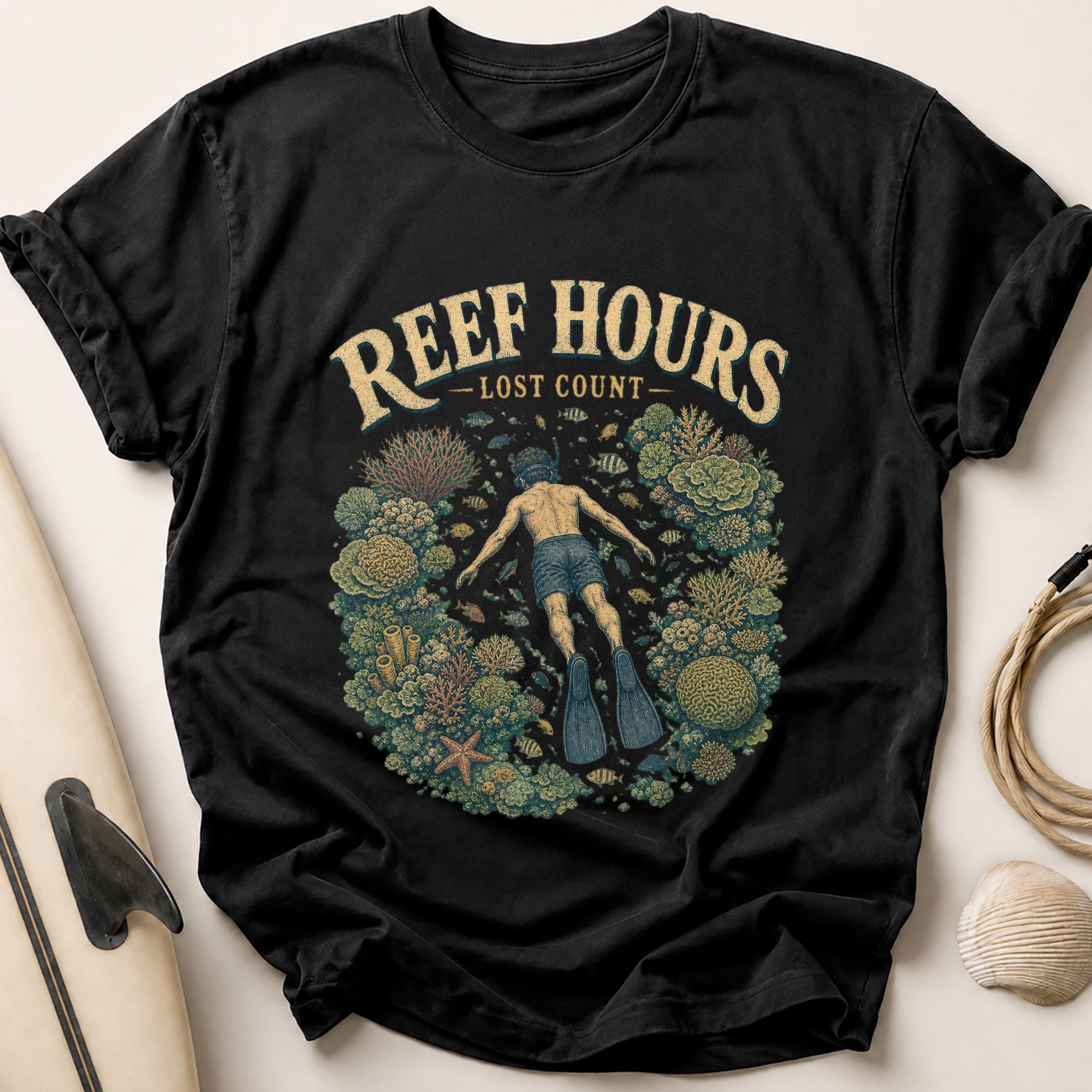 Reef Hours Tee - Black