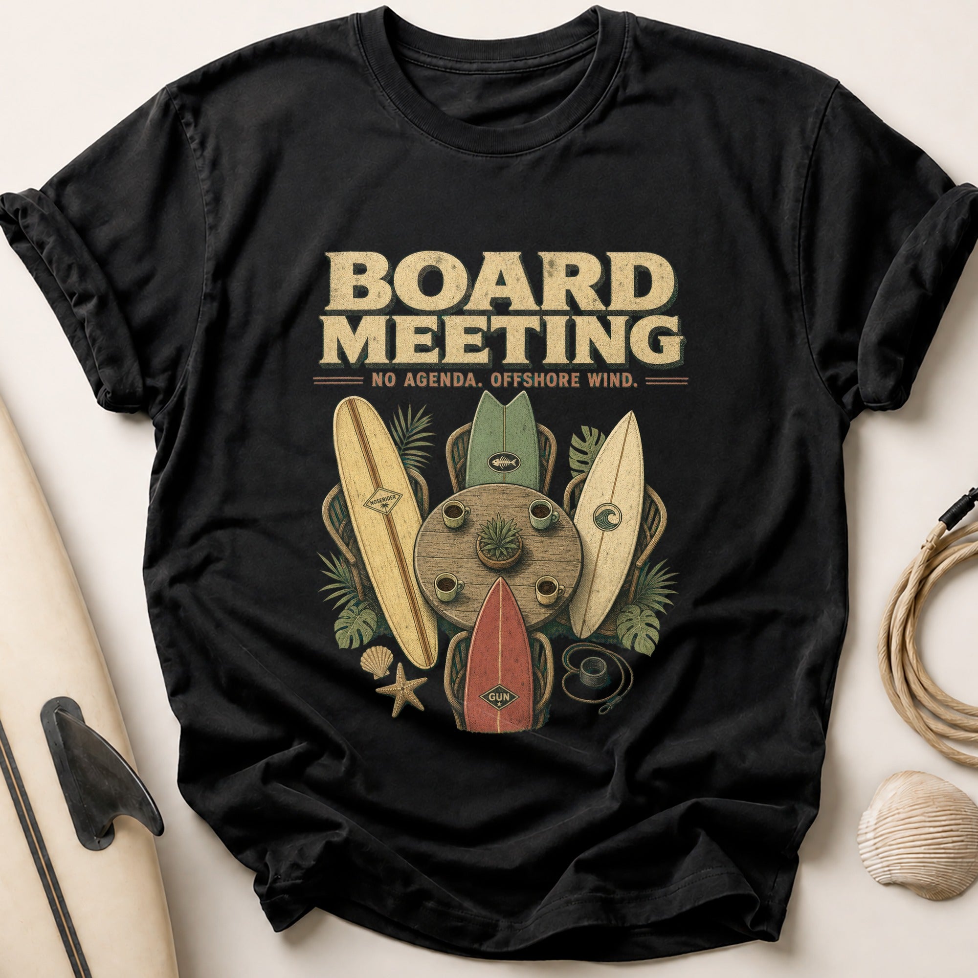 Board Meeting Tee - Black