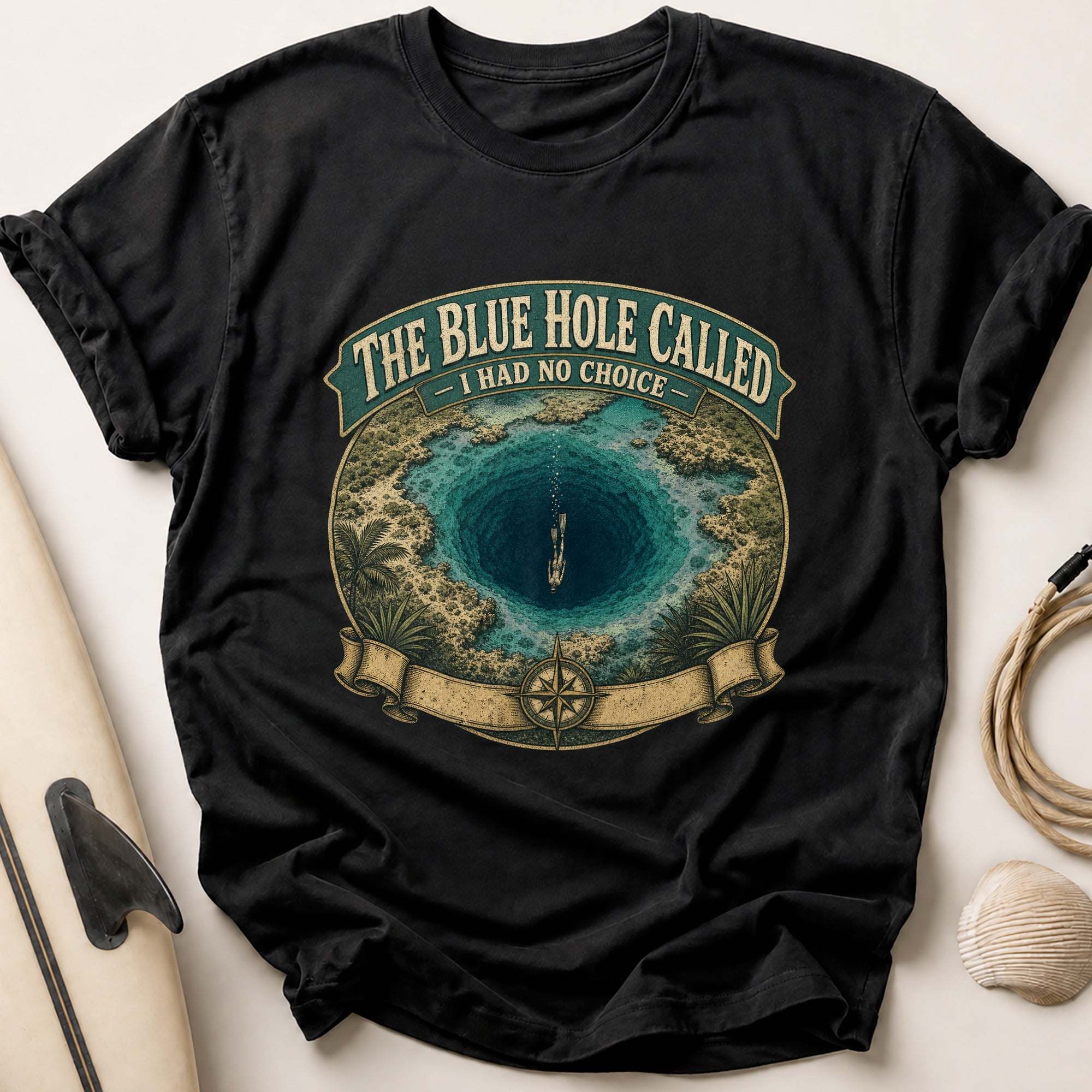 The Blue Hole Called Tee - Black