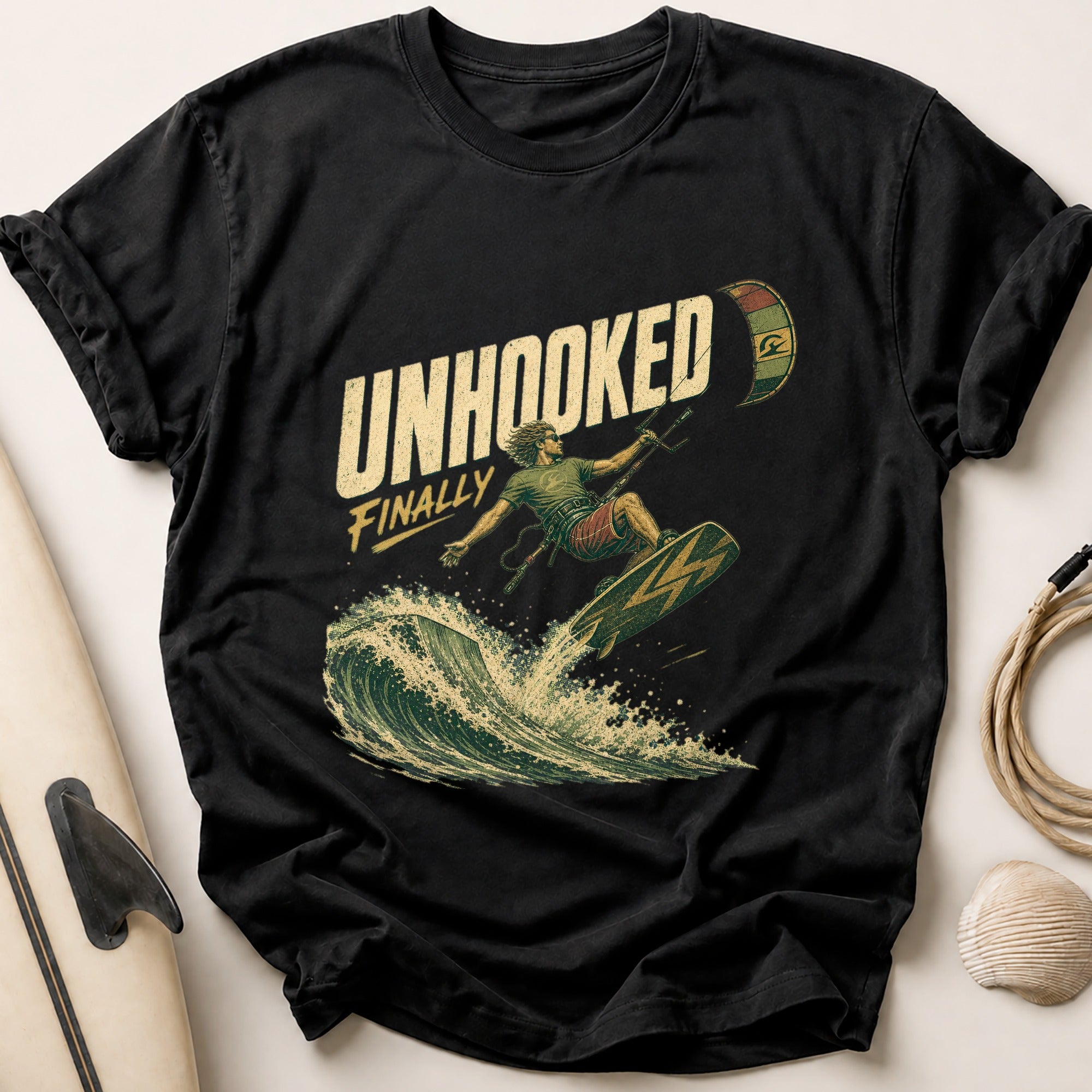 Unhooked Tee - Black