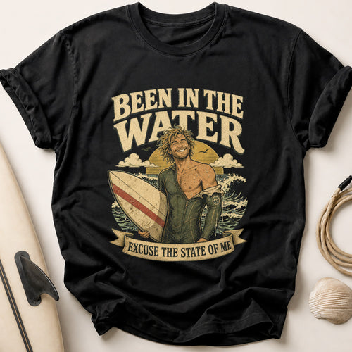 Been In The Water Tee - Black