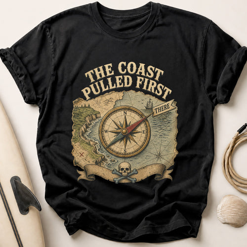 Coast Pulled First Tee - Black