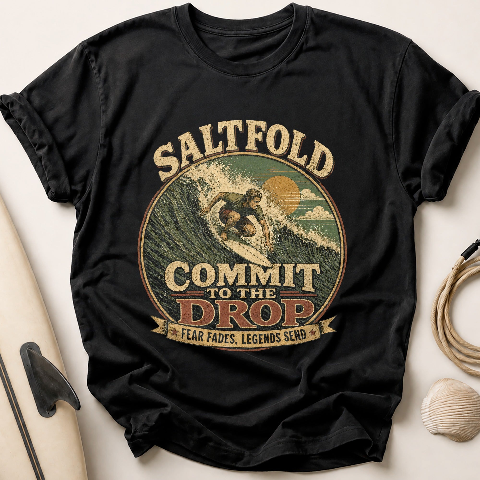 Commit To The Drop Tee - Black