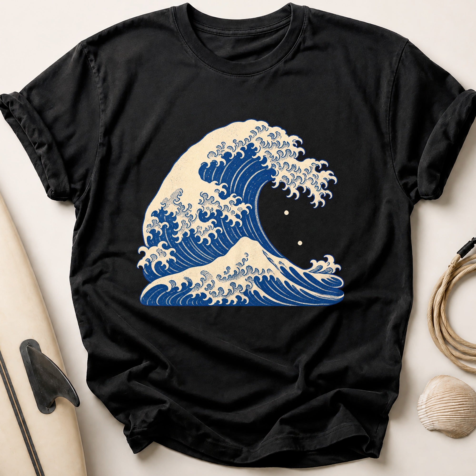 Great Wave Tee - Black