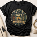 Lights To Port Tee - Black