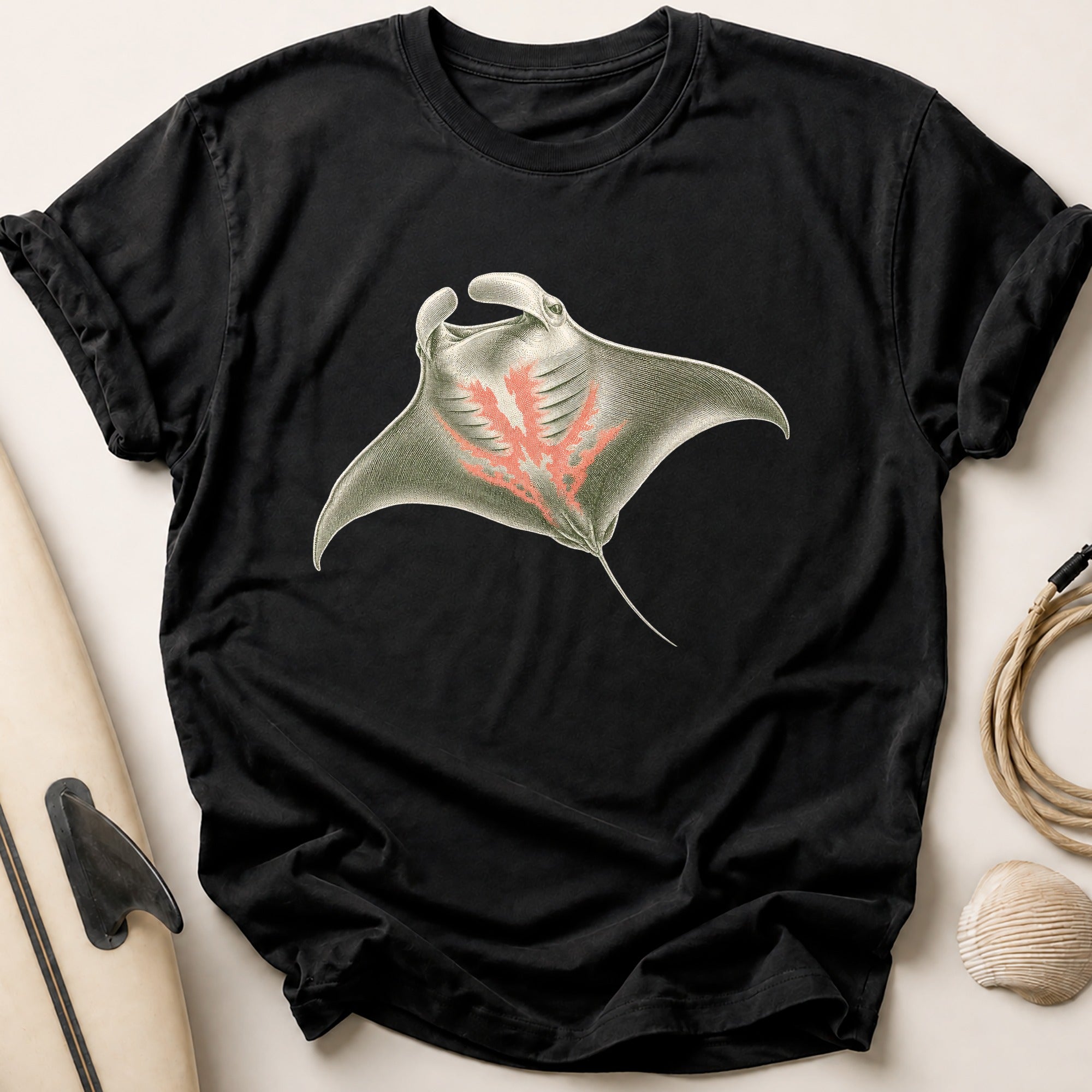 Manta Gliding Tee - Black