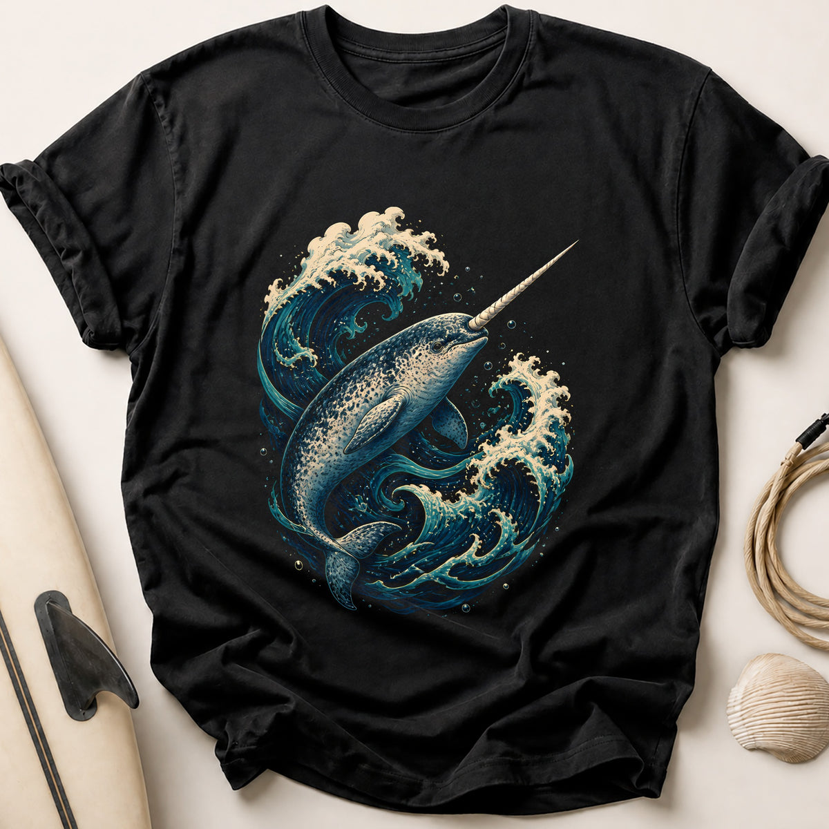 Narwhal 26 Tee - Black