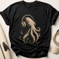 Octopus Listening Tee - Black