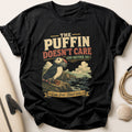Puffin Doesn't Care Tee - Black