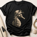 Seahorse Trucker Tee - Black
