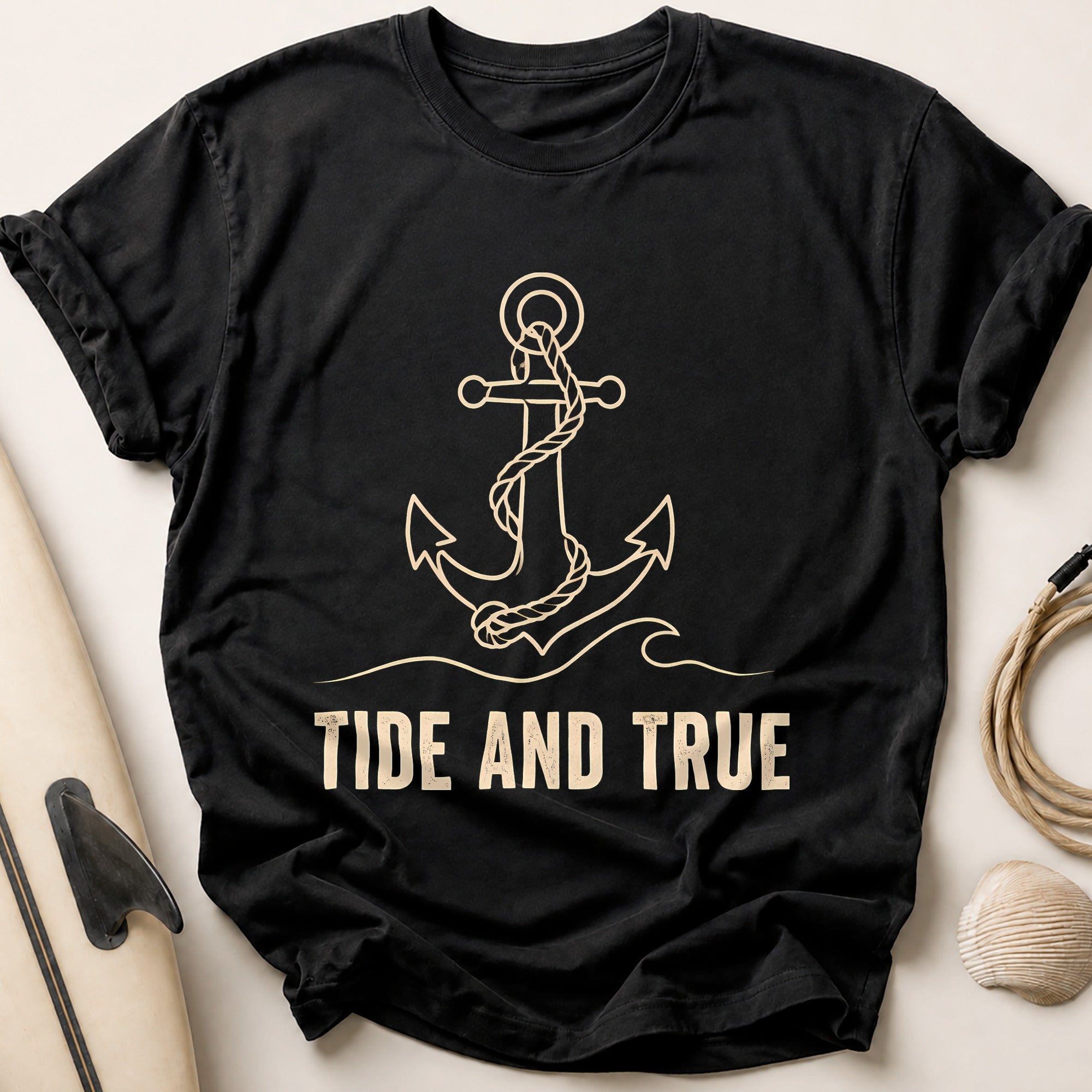 Tide And True Tee - Black