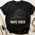 Wave Rider Tee - Black