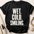 Wet Cold Smiling Tee - Black