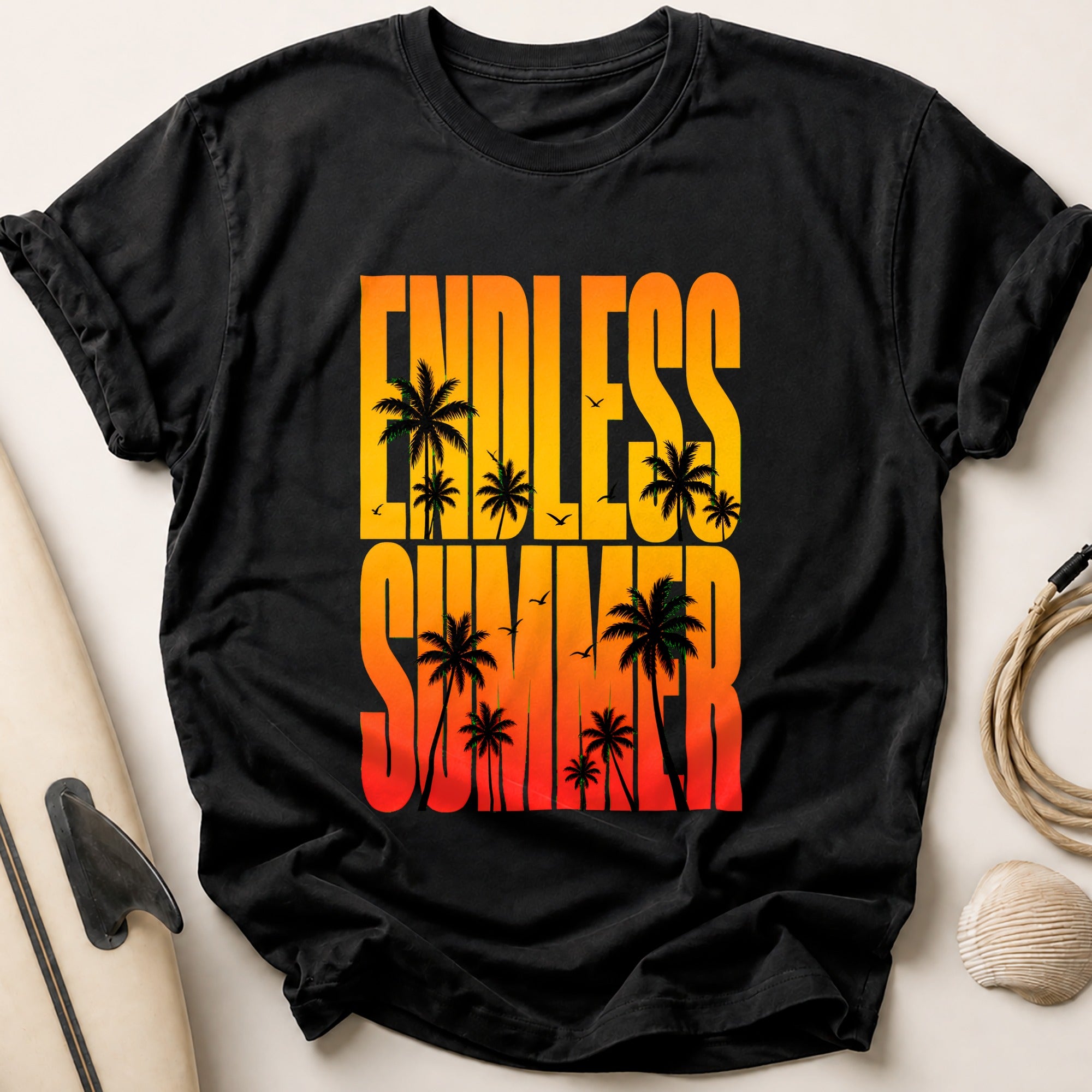 Mindless Swag Tropical Summer Funny Tee - Black