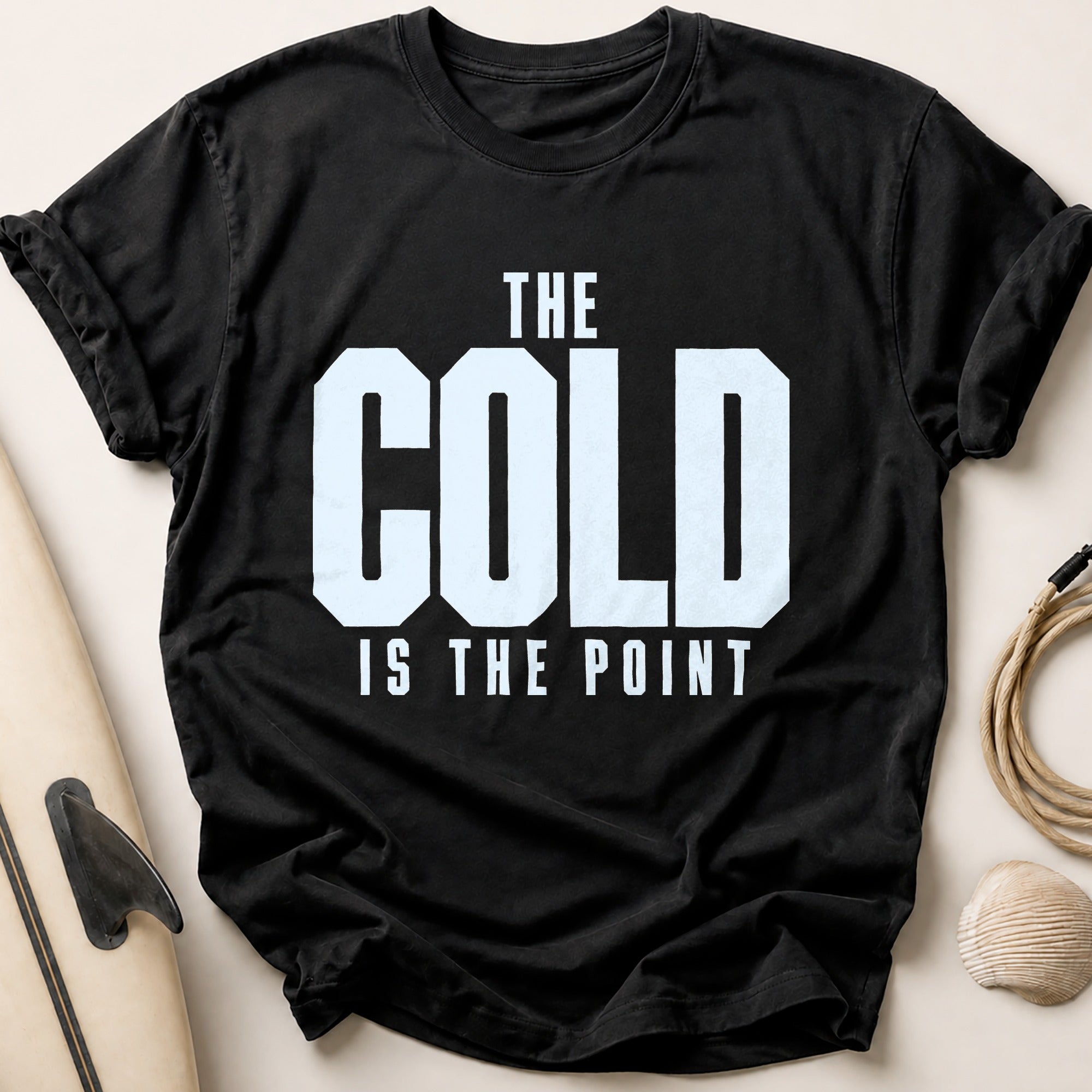 THE COLD IS THE POINT III Tee - Black
