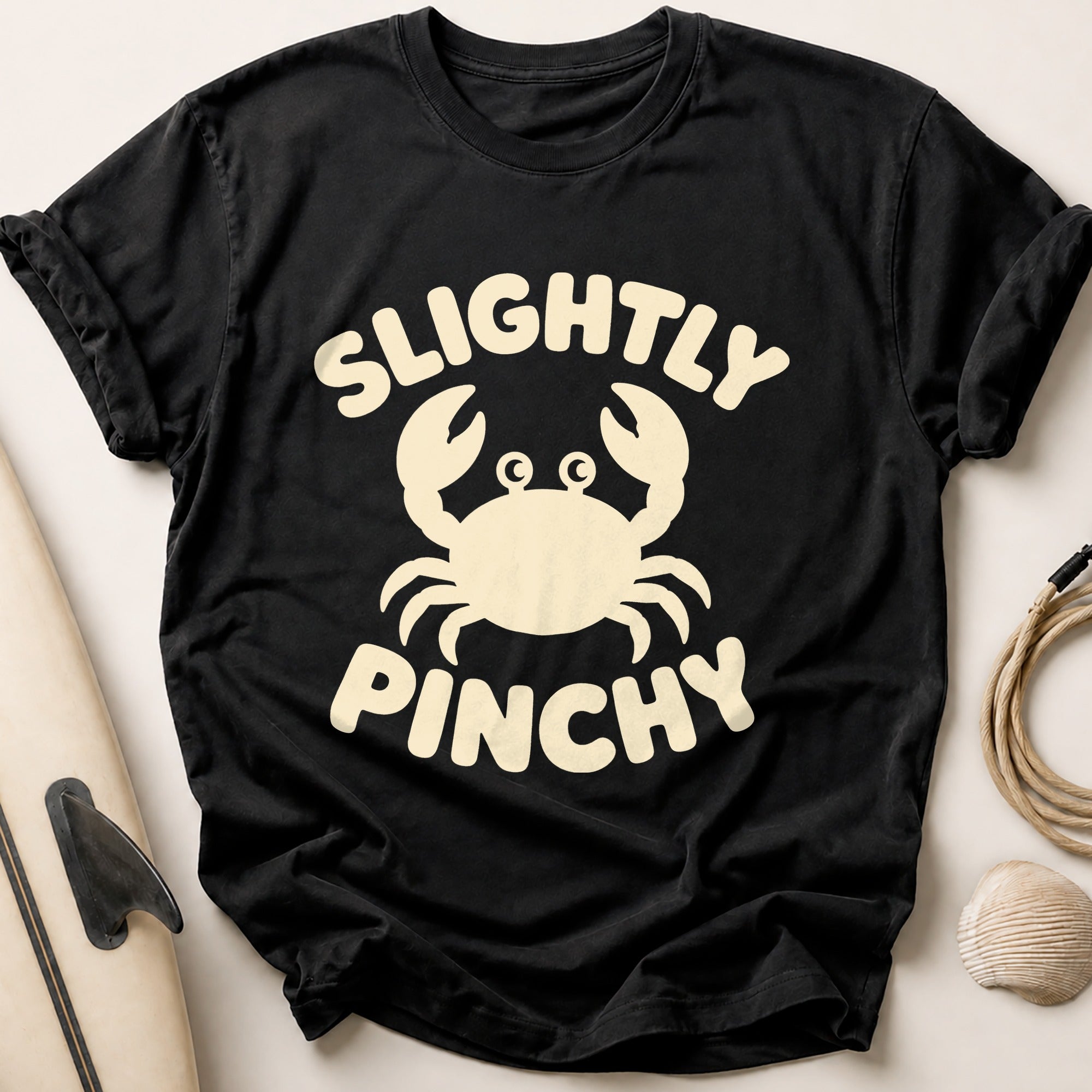 SLIGHTLY PINCHY Tee - Black