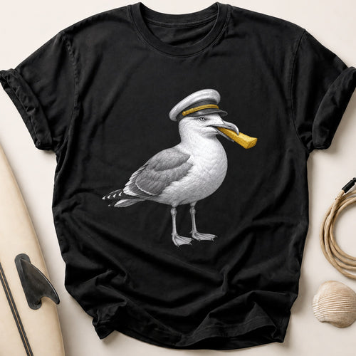 Chip Shop Captain Tee - Black