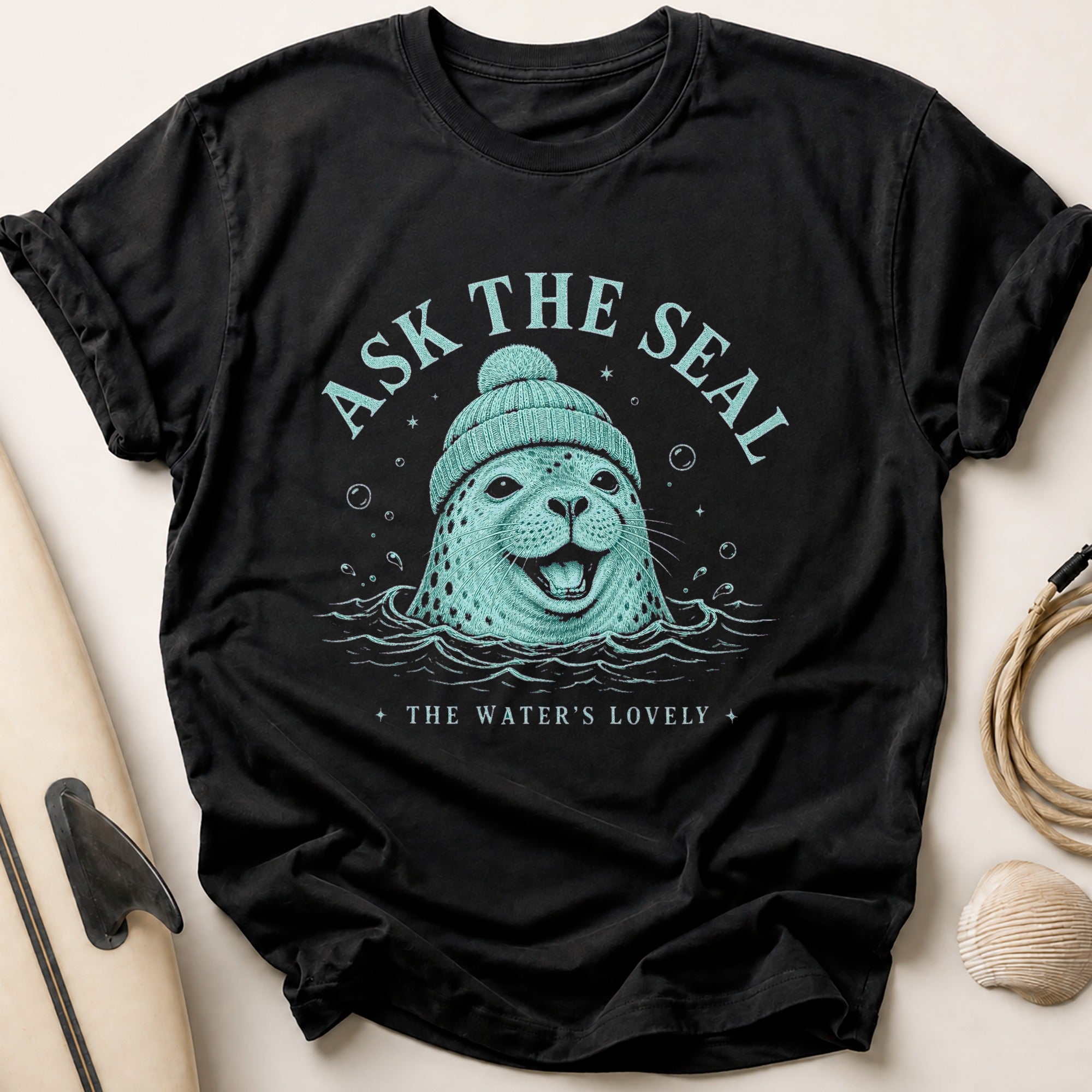 ASK THE SEAL Tee - Black