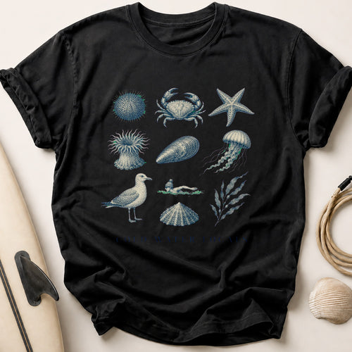 COLD WATER LOCALS Tee - Black