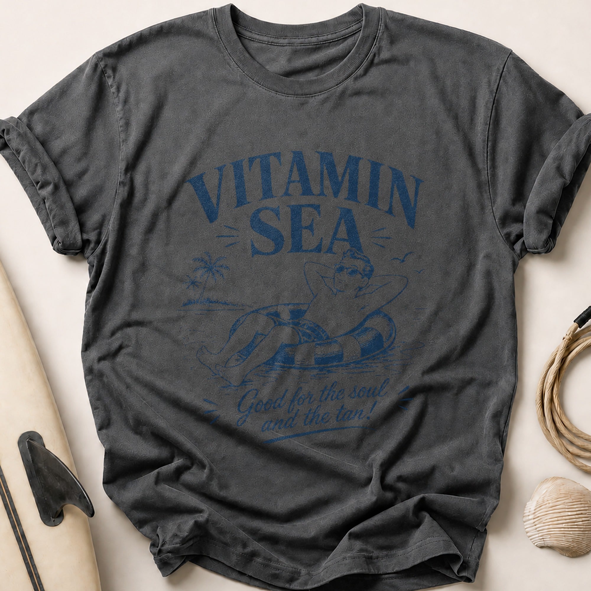 Vitamin Sea Tee - Charcoal