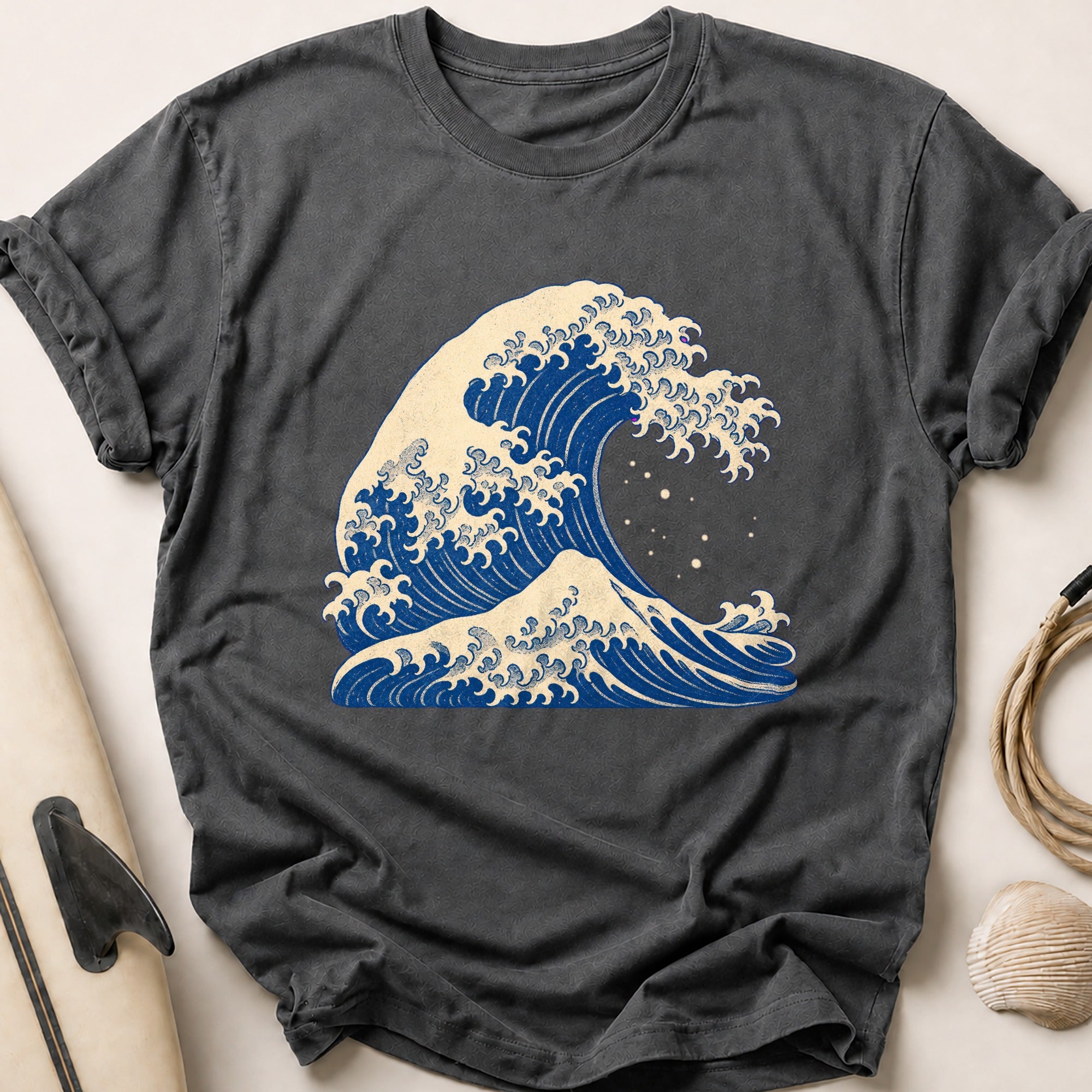 Cresting Wave II Tee - Charcoal