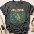 Salt in the Forecast Tee - Charcoal