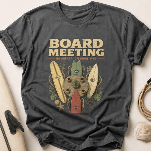 Board Meeting Offshore Tee - Charcoal