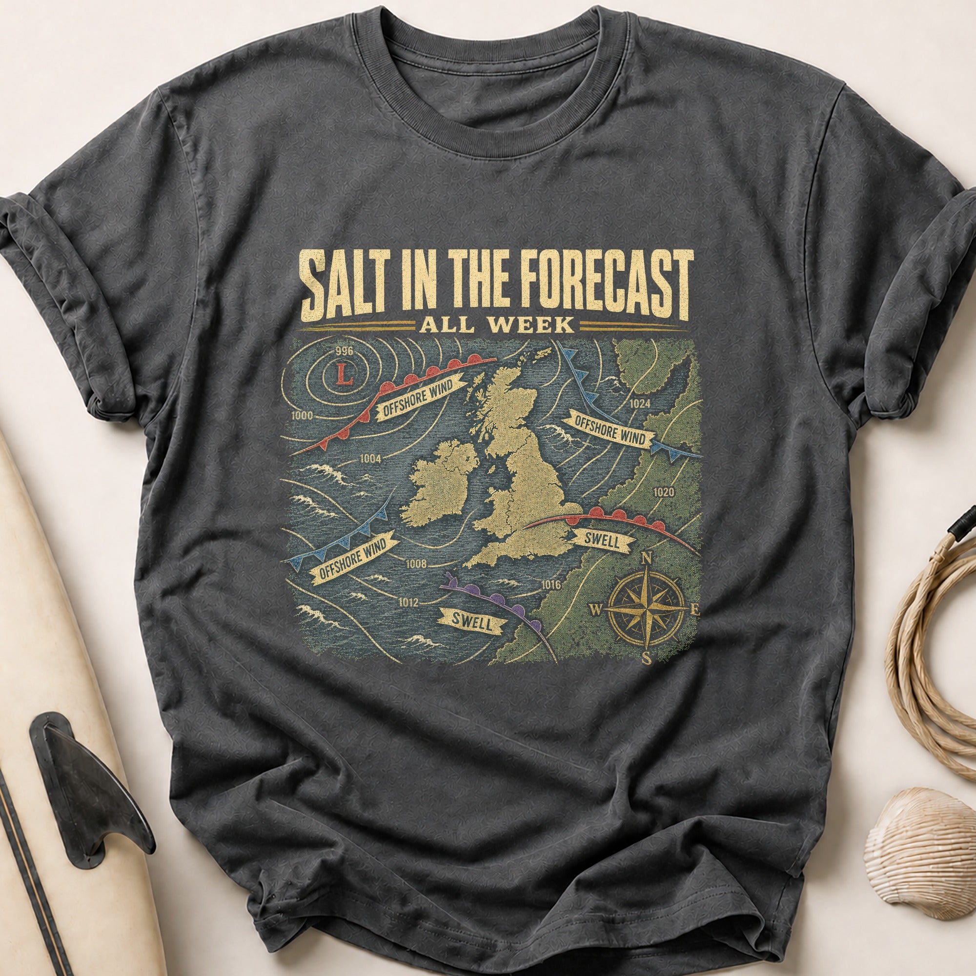 Forecast All Week Tee - Charcoal