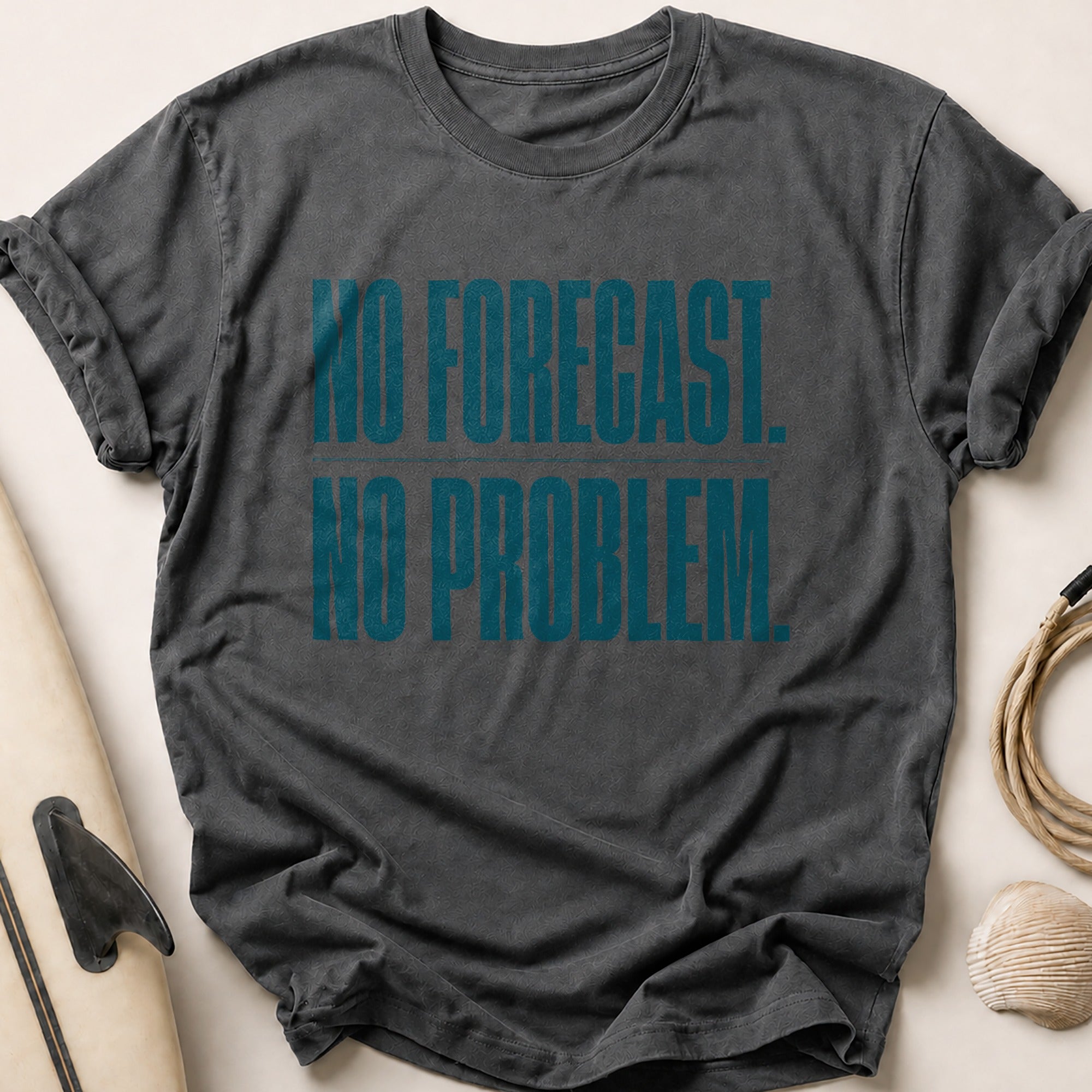 No Forecast Tee - Charcoal