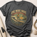 One More Wave Tee - Charcoal