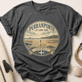 Perranporth Low Tide Tee - Charcoal