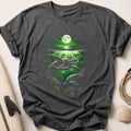 Sea Turtles Green Reef Tee - Charcoal