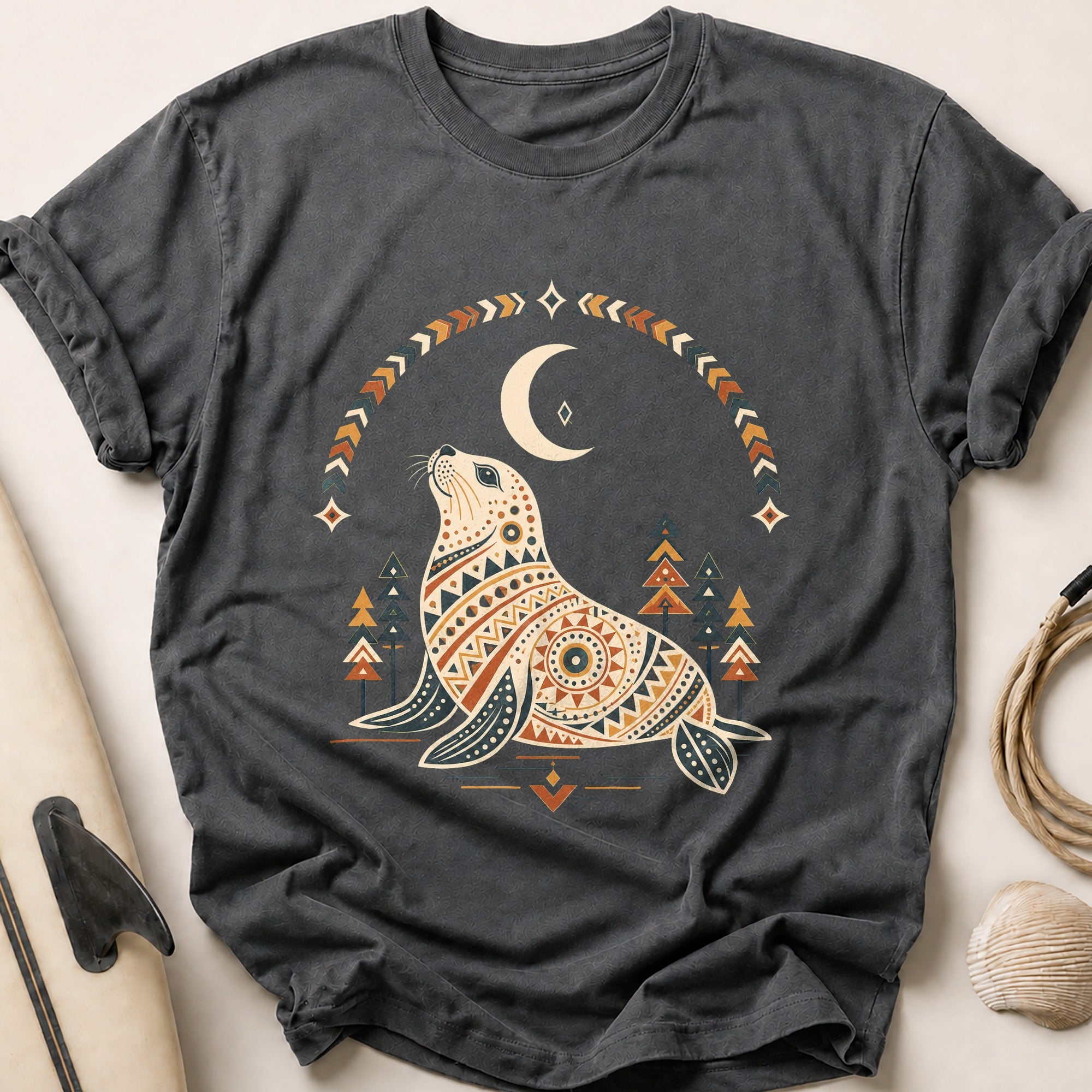Seal Spirit Tee - Charcoal