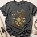Shells And Wildflowers Tee - Charcoal