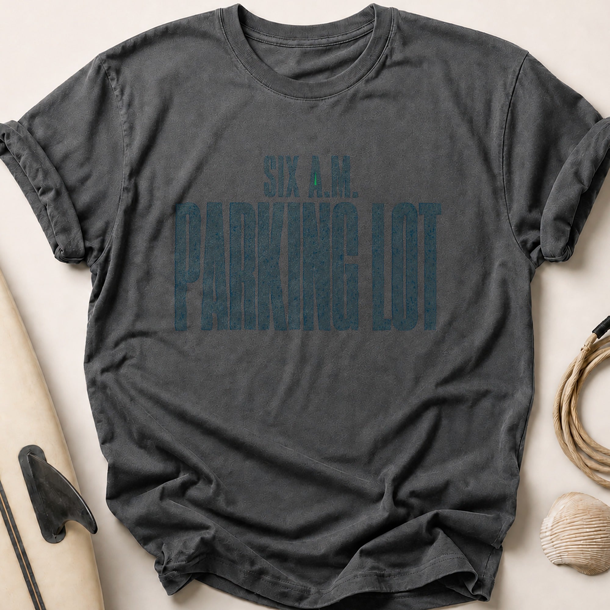 Six A.M. Parking Lot Tee - Charcoal