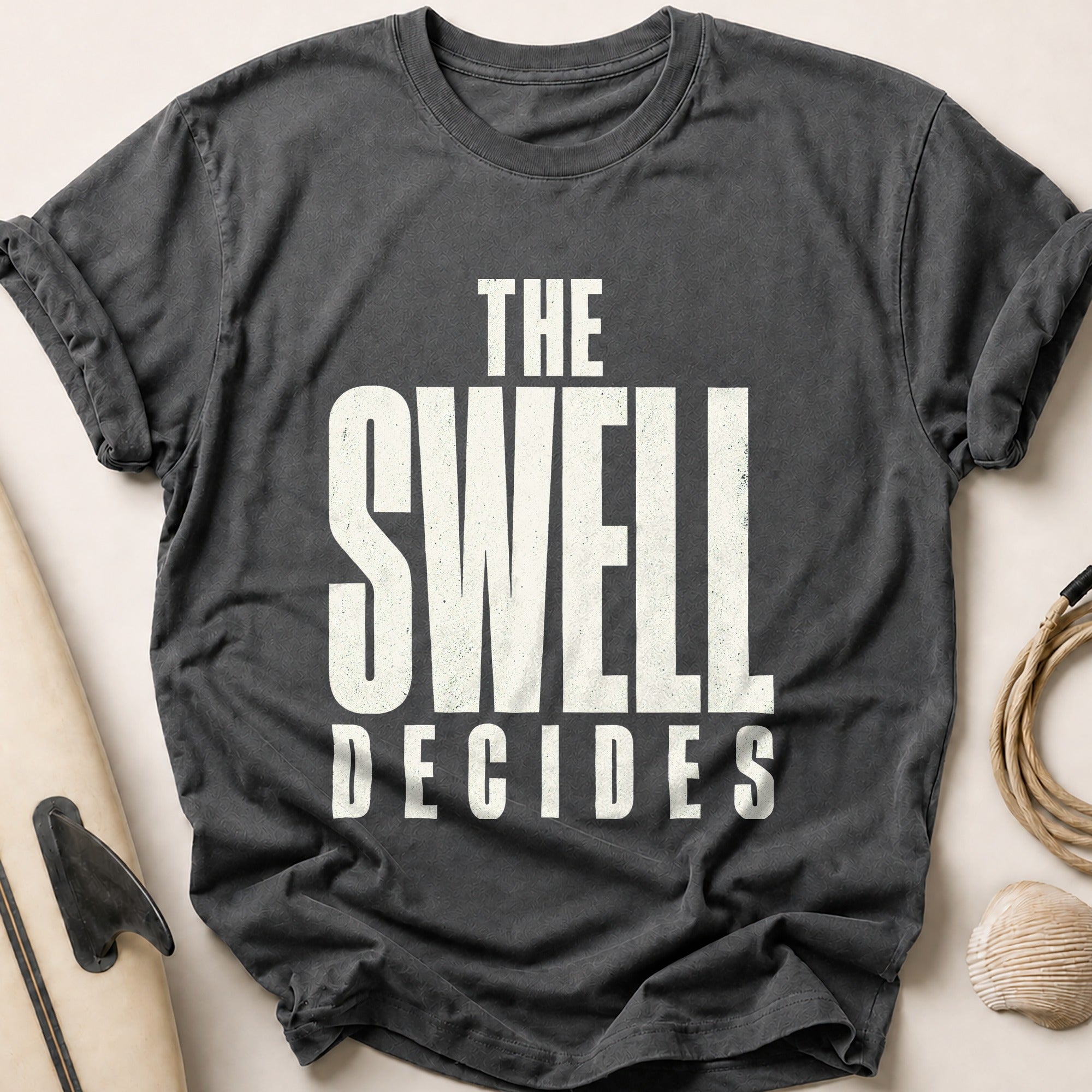 The Swell Decides Tee - Charcoal