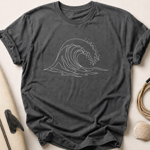 Barrel Wave Tee - Charcoal