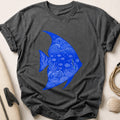 Fish Ocean Aquarium Underwater Tee - Charcoal