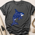 Orca Whale Ocean Marine Wildlife Tee - Charcoal