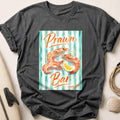 Prawn Bar Happy Hour Seafood Restaurant Tee - Charcoal