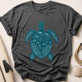 Sea Turtle Ocean Marine Tee - Charcoal