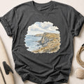 Watercolour Headland Tee - Charcoal