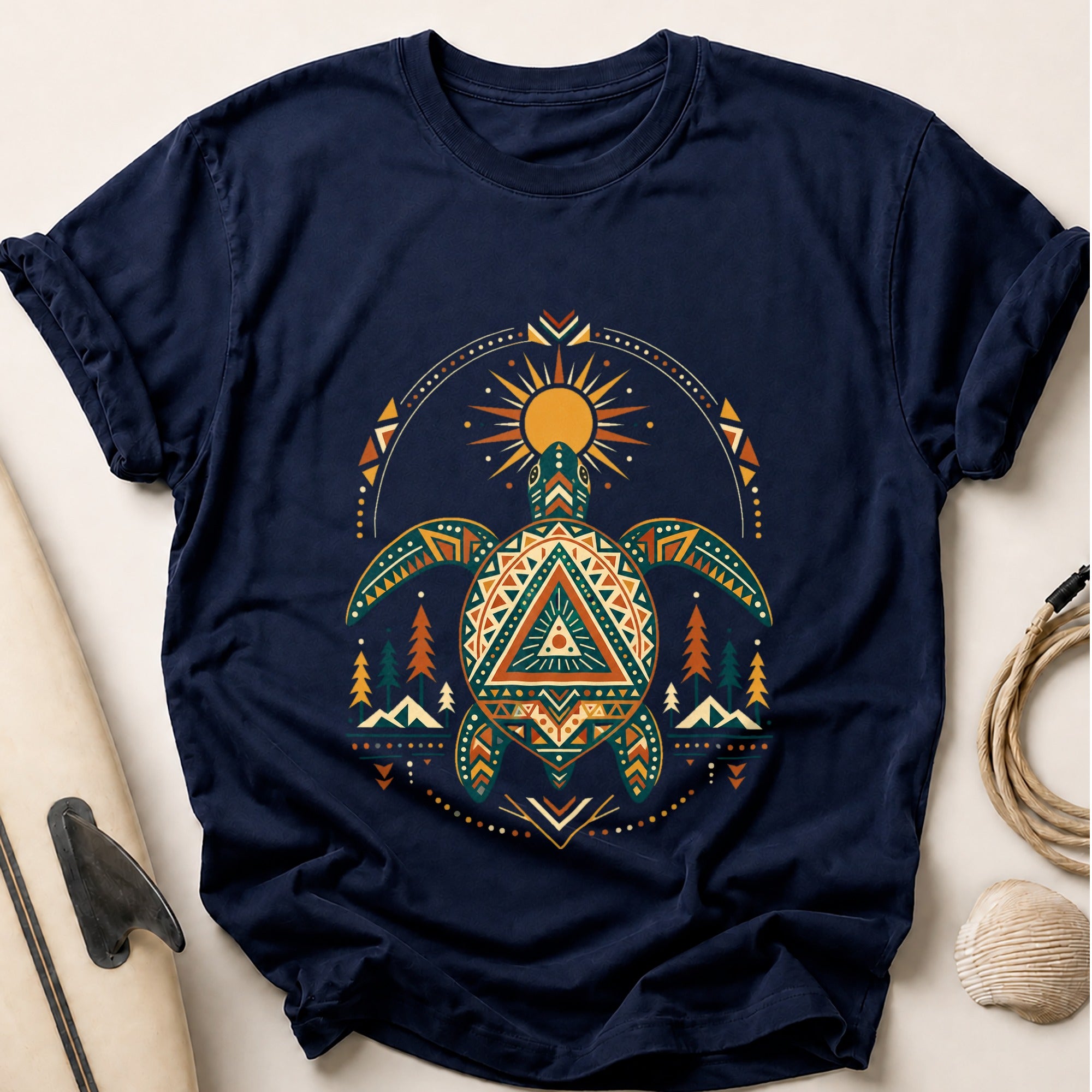 Spirit Sea Turtle Tee - Navy