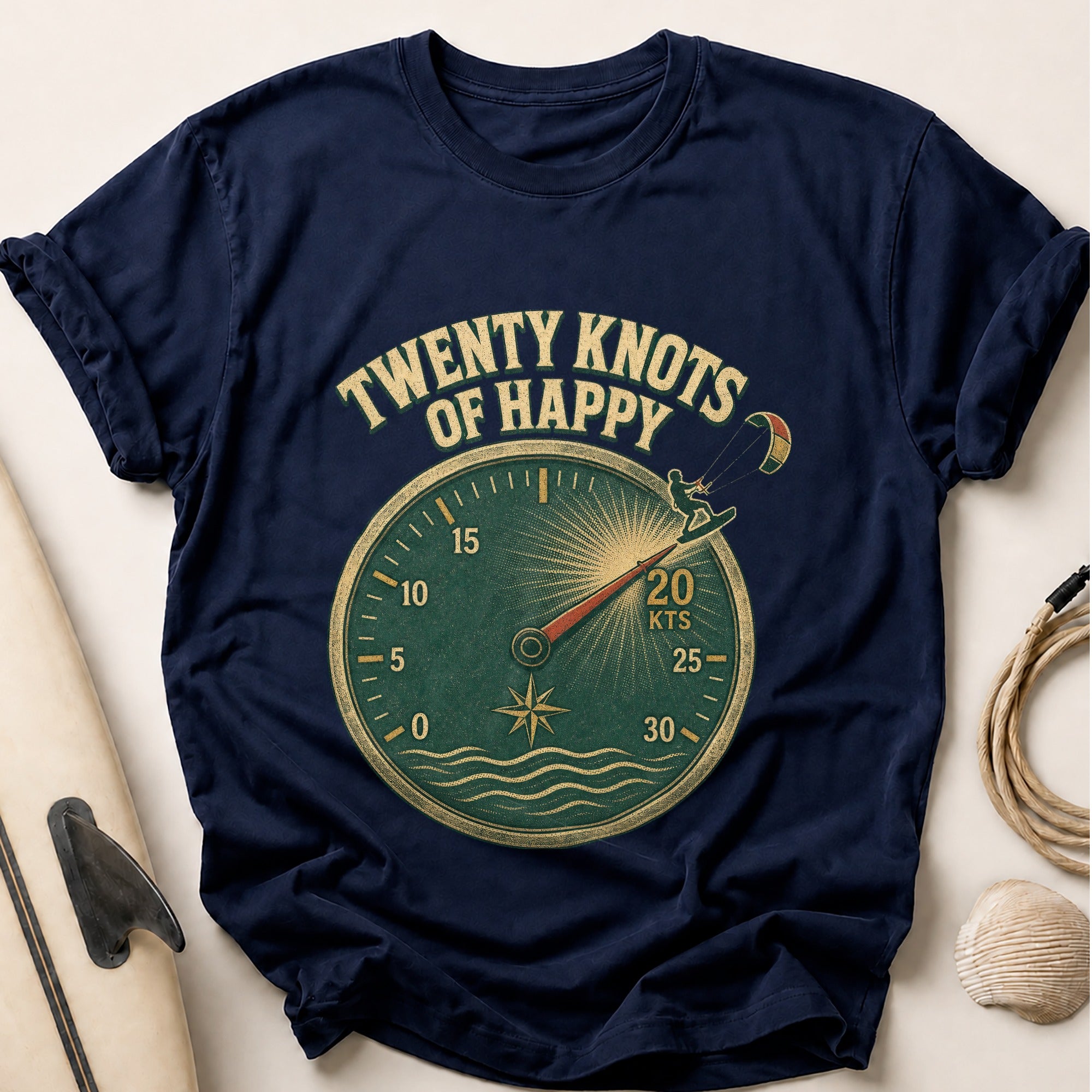 Twenty Knots of Happy Tee - Navy