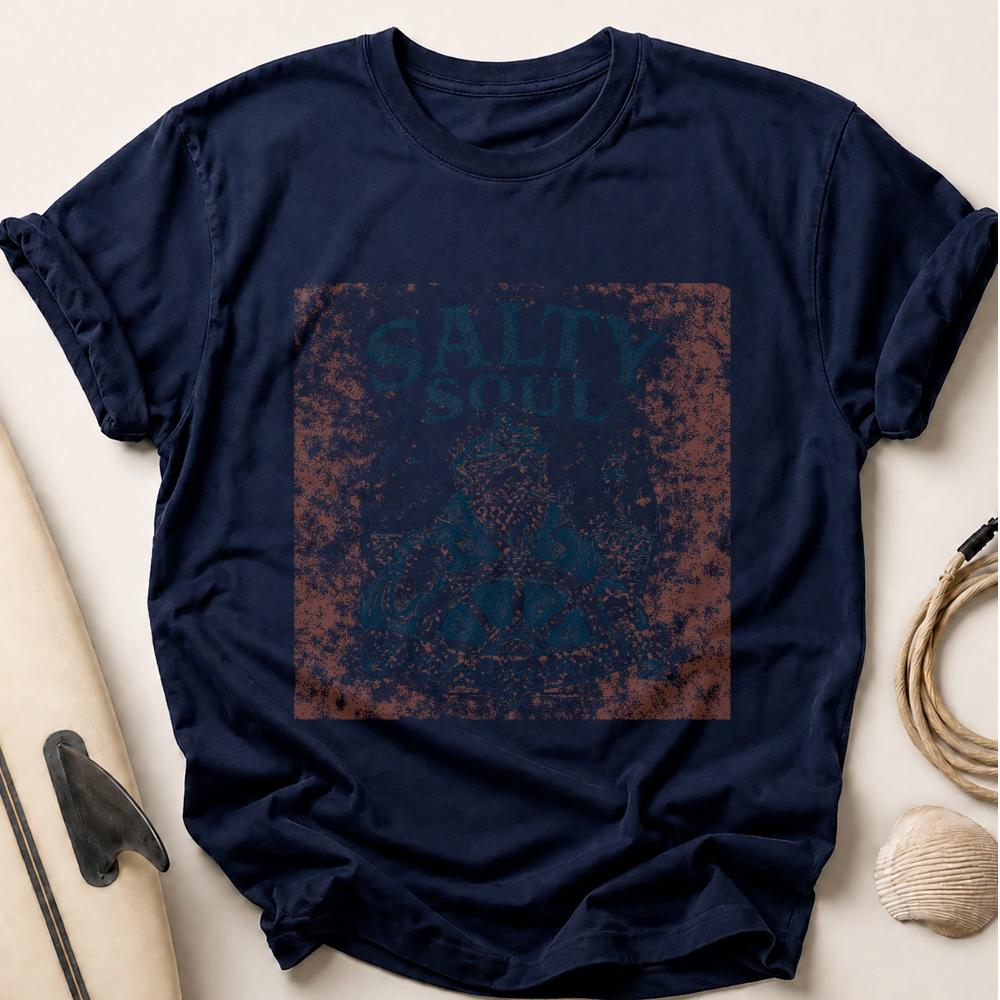 Salty Soul Tee - Navy